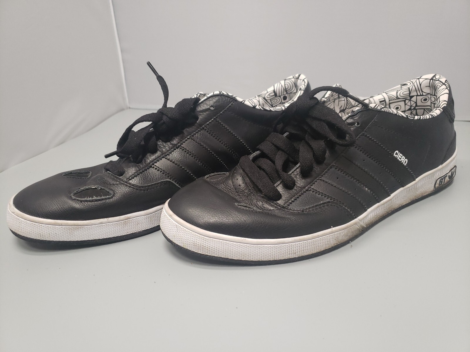 Adidas Ciero G43998 Sz 14 Black White Shoes | eBay