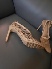 1180 BOTTEGA VENETA WOMENS BEIGE MESH PUMPS/SHOES SZ:US 9.5/40.5EU