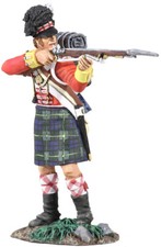 W. Britain Napoleonic 36102 British 92nd Gordon Highlanders Standing Firing 1