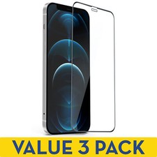 3-Pack Full Coverage Premium 2.5D Round Edge HD Tempered Glass Screen Protector