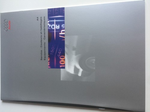 Raro Catalogo Audi A4 Tecnica E Attrezzature Anno 1996 30 Pagine