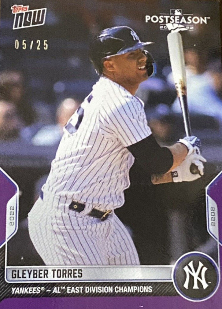Baseball Cards 2025 Gleyber Torres-Rare 2023 Sapphire