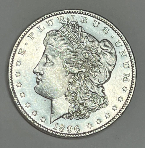 1896 Morgan Dollar Top 100 Vam Variety VAM 4 Doubled Stars BU Prooflike