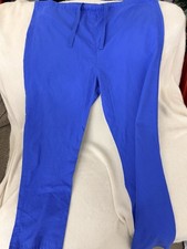 Landau Scrub Pants M Royal Blue Drawstring Workwear Pants Medium