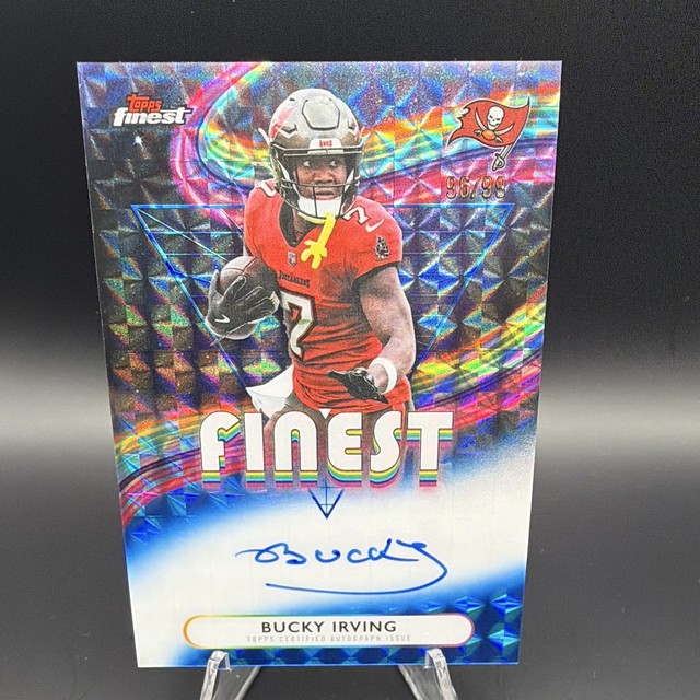 Topps Finest Bucky Irving Buccaneers Finest Autographs Auto /99 #FA-BI