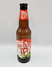 Samuel Adams Rebel IPA Beer Bottle w/ Lid – Empty Collectible Bar Decor