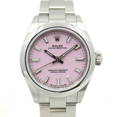 ROLEX Oyster Perpetual 28 276200 Pink Automatik Damenuhr gebraucht #61723