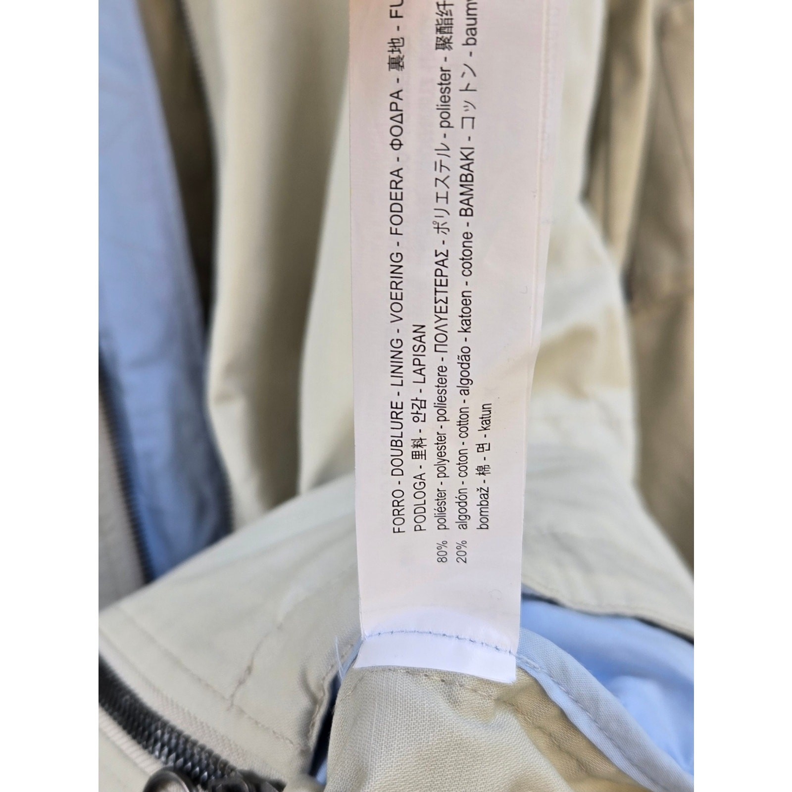 Rare Zara Man Light Beige Long Utility Jacket - Bold Self-Expression! image 8