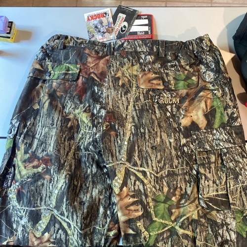 Rocky Mens Camo Cargo Pant Sz XXL Mossy Oak Breakup Infinity Camouflage Hunting - Picture 6 of 6