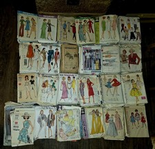 Lot Of 485+ Vintage Sewing Patterns Vogue Simplicity McCall’s Butterick '40s-90s