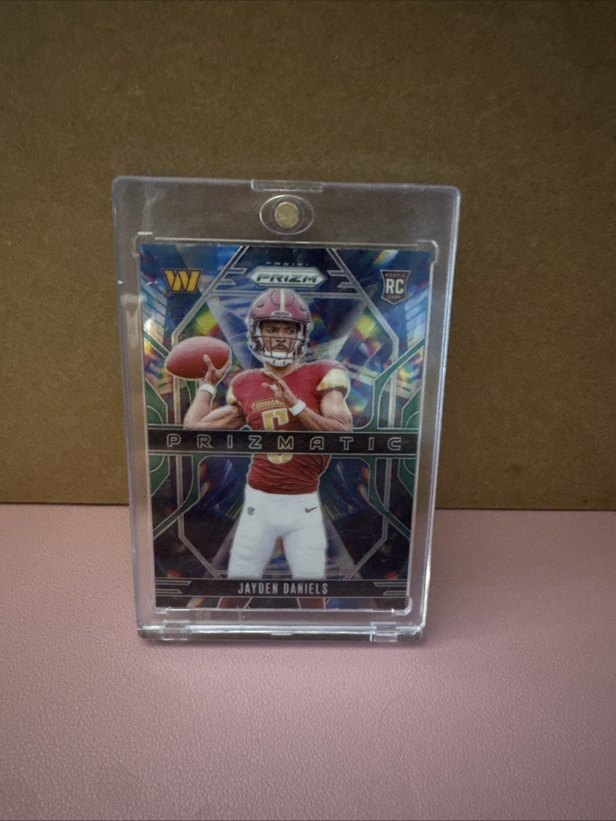 2024 Panini Prizm - Prizmatic Jayden Daniels #3 Green Prizm (RC)