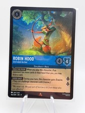 Robin Hood - Unrivaled Archer 162/204 Rare Fabled Lorcana Cold Foil Near Mint