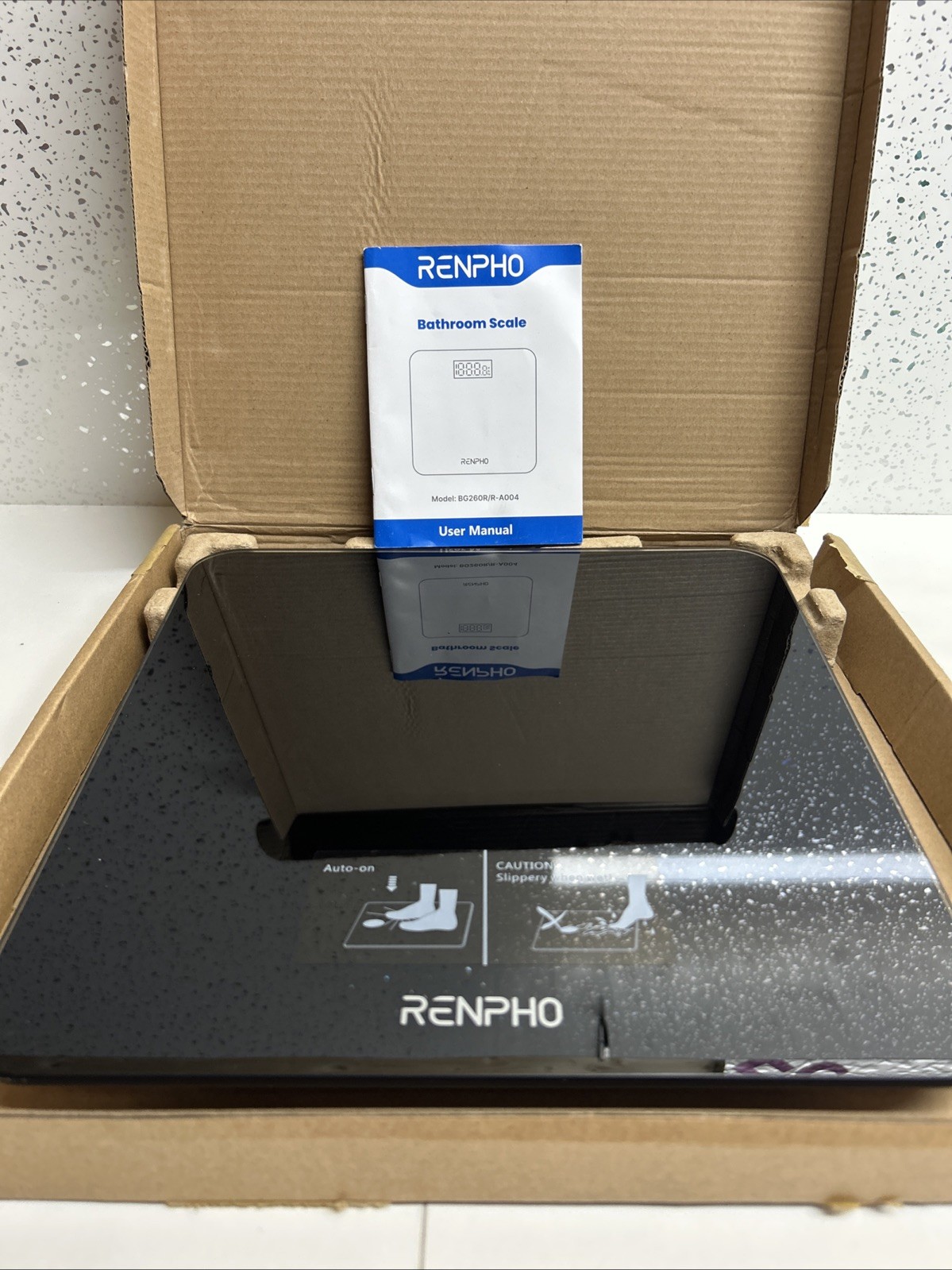 RENPHO Digital Bathroom Weighing Scale - Core 1s Used Excellent Condition Black.