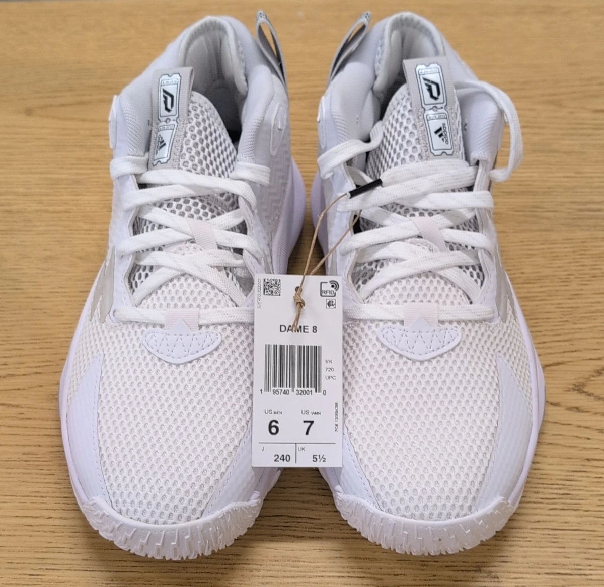 Las mejores ofertas en Adidas Dame 8 Admit One - Cloud White | eBay