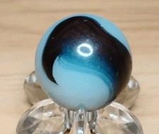 .65" AKRO MARBLES CORKSCREW "CHOCOLATE OXBLOOD" RARE COLLECTOR TOYS GOOD
