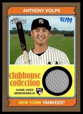 2023 Heritage Clubhouse Collection Gold Relic Anthony Volpe Rookie 72/99 New