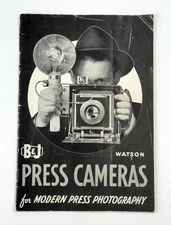 Burke & James B&J Press Cameras  * ORIGINAL ** PAMPHLET / BROCHURE / CATALOG