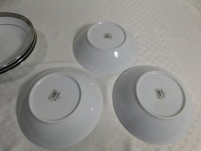 Set of 6 Noritake Legacy Splendor Cereal Bowls 4267, Contemporary