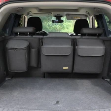 Deluxe Car Trunk Organizer, Detachable Backseat Hanging Organizer Storage Mod...