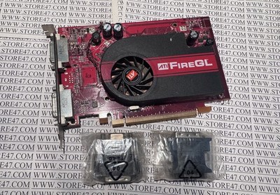HP ATI 441850-001 FireGL V3350 256MB DUAL DVI PCIe Graphics Video Card bundle