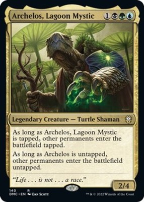 NM - Archelos, Lagoon Mystic [DMC - 140] Commander: Dominaria United