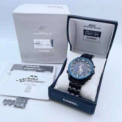CASIO G SHOCK Edifice Red Bull Collaboration EFR 537RB Gray Dial Operational