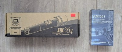 JTS IN-264TB UHF PLL Body Pack Transmitter with jts cm-501 lapel mic