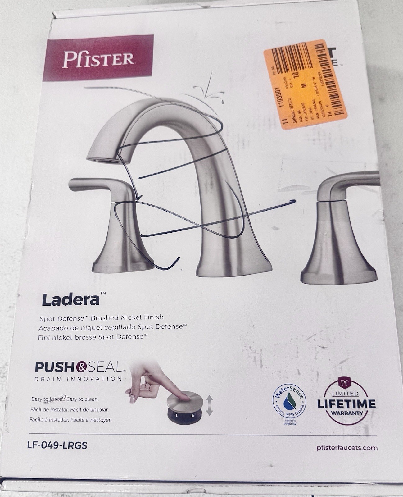 Pfister LF-049-LRGS Ladera 8 inch Widespread 2-Handle Bathro