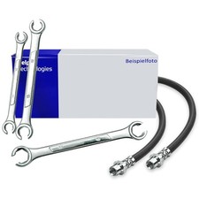 2x DELPHI Bremsschlauch 570mm Hinten Schlüssel für CHEVROLET LACETTI NUBIRA