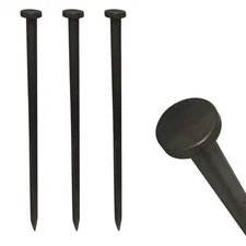 Heavy Duty Single Head 1x40 Steel Stakes Canopy Tents Inflatable Anchor 100 Pack