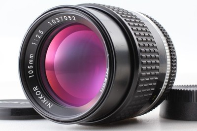 CLA'd [ NEAR MINT ] Nikon Ai-s Nikkor 105mm f/2.5 MF AIS Lens For SLR From Japan
