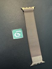 Apple Watch Milanese Loop 44mm 42/45/46/49 Genuine OEM 2018 Gold Used