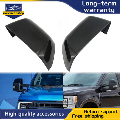 Mirror Cover Tow Cap Black For 2017 2018 19-2023 Ford F150 F250 F350 Super Duty