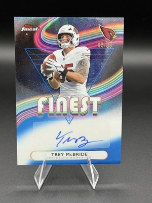 2025 Topps Finest Football Trey McBride Auto #85/99 FA-TMC NUMBER MATCH 🔥🔥