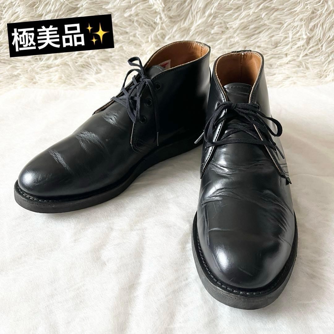 レッドウィング ポストマン　MADE IN USA Size 10D RED WING Boots 9196 Postman Leather Black US:10D From Japan
