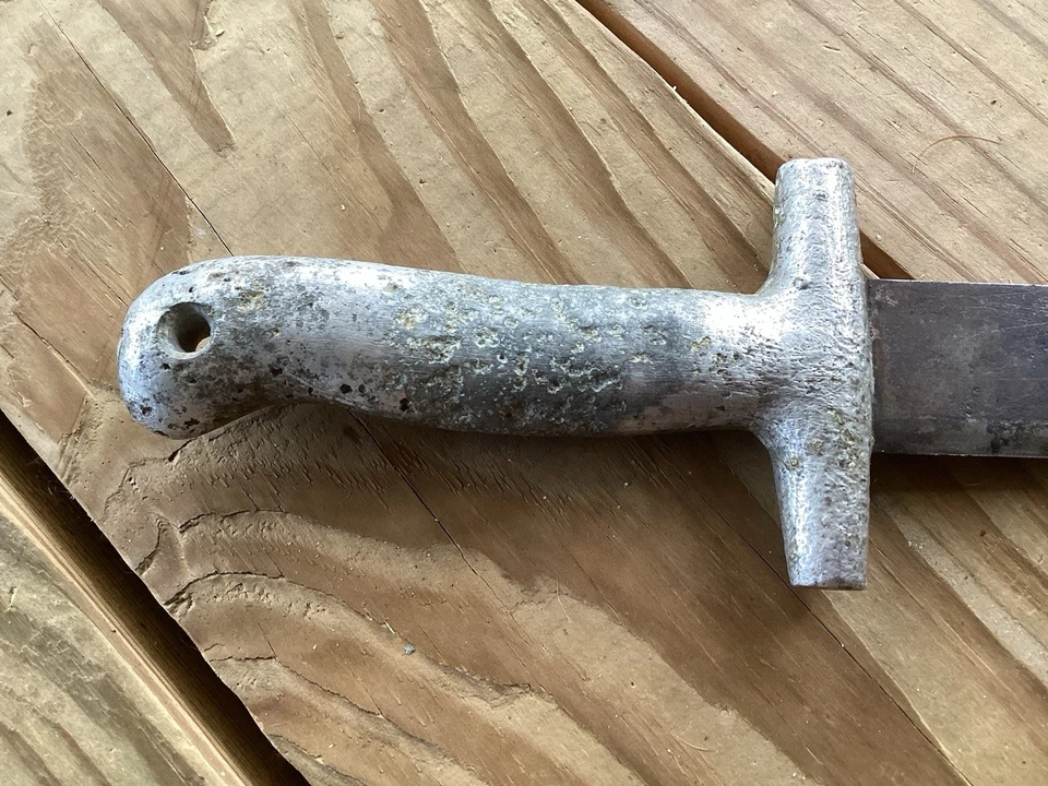 Cuchillo de combate Anaconda Segunda Guerra Mundial con funda Foto 3 de 4