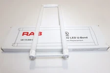 QTY. 12 -RAB U6-15-840-DIR 15W BI-PIN U-BEND LED T8U LAMP, DIRECT REPLACEMENT