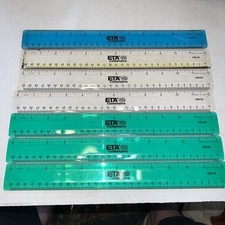 ETA Cuisenaire Rulers Lot of 7- 12 Rulers Pla...