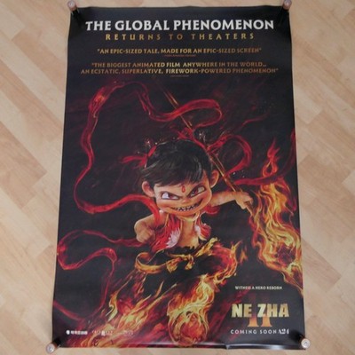 Mint Ne Zha 2 Double Sided Movie Theater Poster 27x40