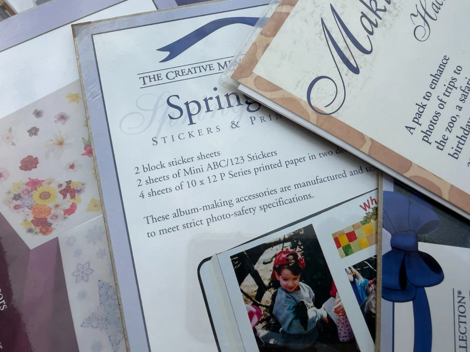 Lot 7 Packs Creative Memories Collection Scrapbooking Stickers & Printed Papers - Image 3 of 3