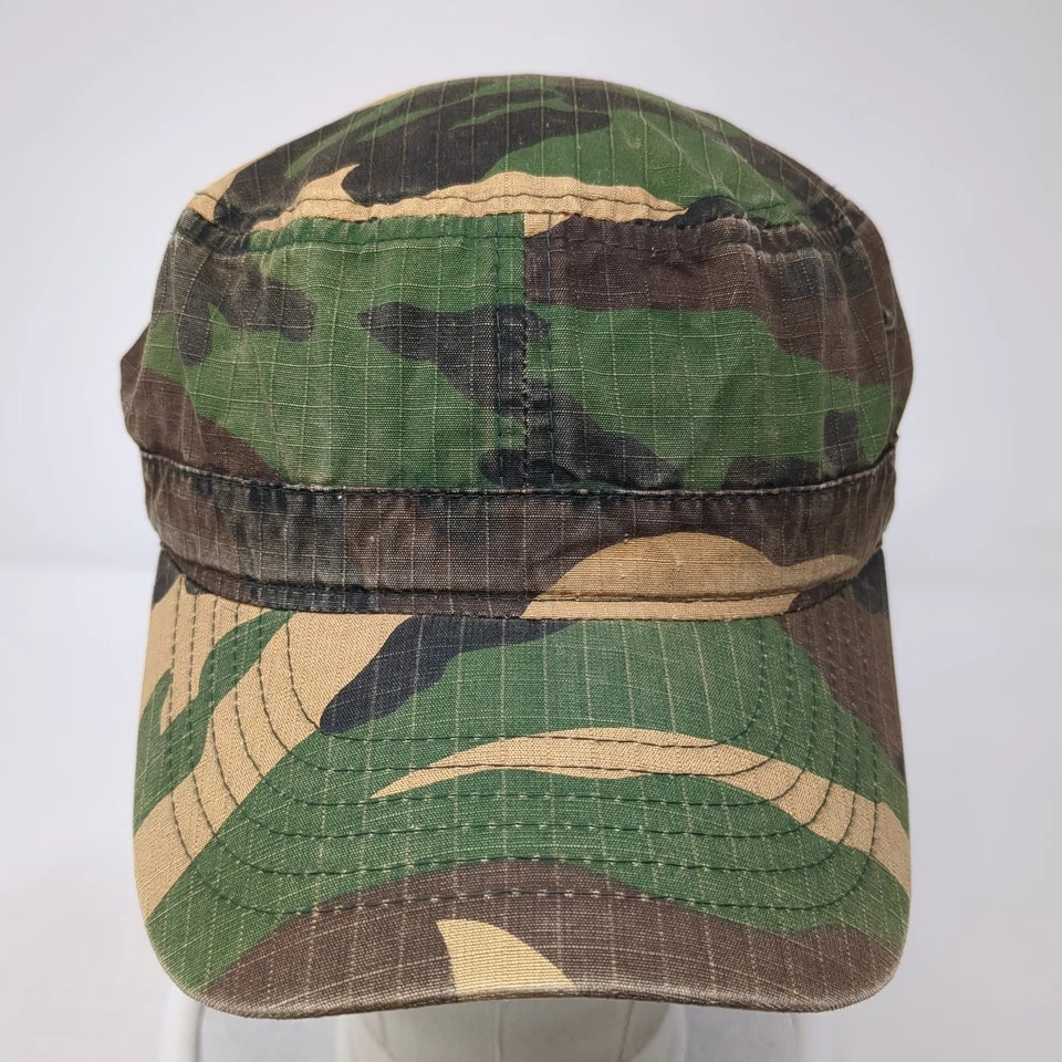 Antigua Gorra Azul Marino Ajustada Cadete Ejército Multicolor Talla Única Ligera Camuflaje en Blanco Foto 2 de 4