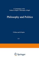 Adriaan T Peperzak | Philosophy And Politics | Taschenbuch | Englisch (1986)