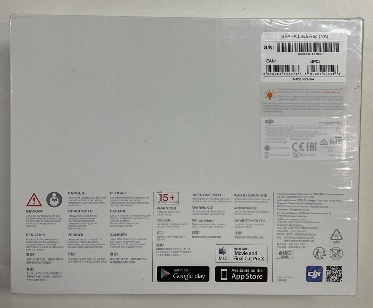 DJI Spark CP.PT.000735 Quadcopter - Lava Red for sale online | eBay