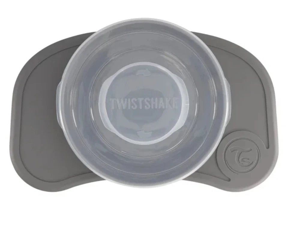 Twistshake Click Mat Klickmatte Mini Teller Platzset grau *besch. VP - Bild 2 von 4