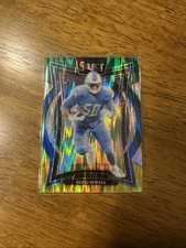 Penei Sewell 2024 Panini Select Green & Yellow Prizm Shock