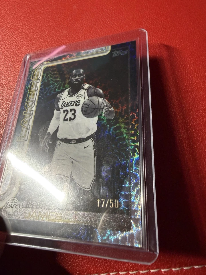 2025-26 Topps Lebron James Black Friday Cosmic Blackout #150 Lakers (17 Of 50) - Image 3 of 4