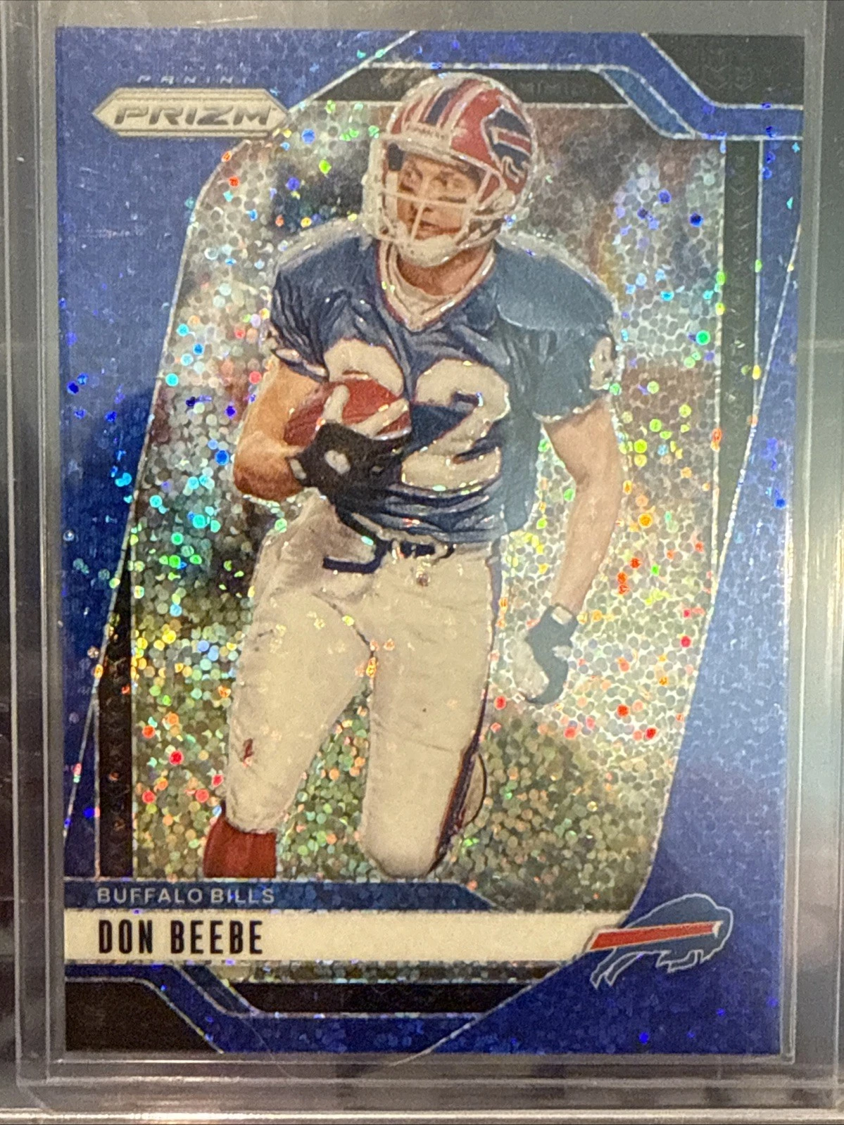 2024 Panini Prizm Football Sparkle Pack Don Beebe Blue /96 Buffalo Bills SP