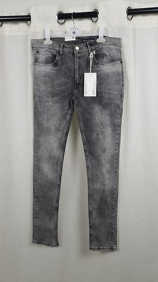 Religion Hero Super Skinny Fit Grey Veins Jeans Gr. W34 L32 UVP 60£ CR061 CC 14