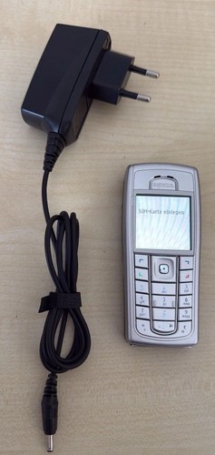 NOKIA 6230i RM-72 Silver Perfettamente Funzionante Garanzia Accu Nuovo Completo Come Nuovo Mega
