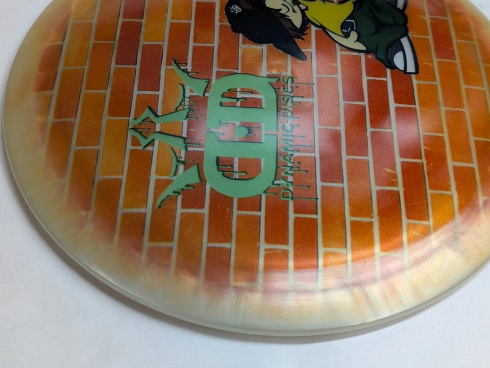 Dynamic Discs Trespass 174g DyeMax Old Run Distance Driver Graffiti - Image 3 of 4